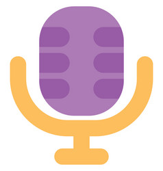 Podcast Microphone On A White Background