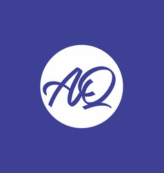 Merger Shape Of Aq Initial Letter