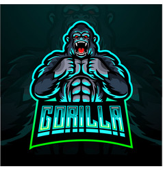 Gorilla Esport Logo Mascot Design