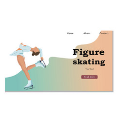 Winter Sport Figure Iceskating Activity Website