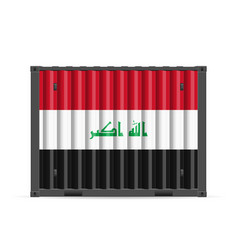 Cargo Container Iraq Flag