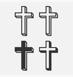 Christian Cross Icon Logo App Ui