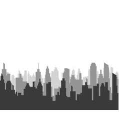 City skyline silhouette Royalty Free Vector Image