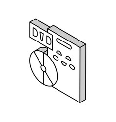 Dvd Films Educational Isometric Icon