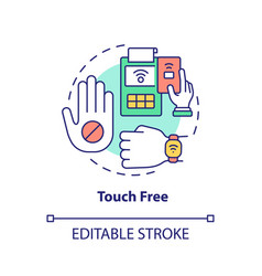 Touch Free Concept Icon