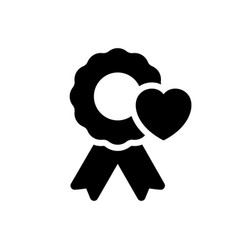 Award For Achievements Silhouette Icon Charity