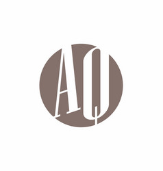 Merger Shape Of Aq Initial Letter