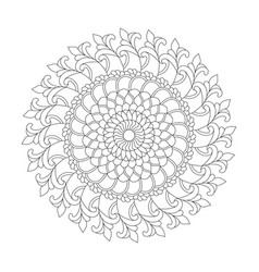 Mandala Rainbow Rhapsody Coloring Book Page