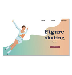 Winter Sport Figure Iceskating Activity Website