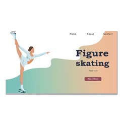 Winter Sport Figure Iceskating Activity Website