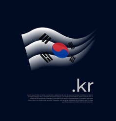 South Korea Flag Stripes Colors