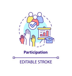 Participation Concept Icon