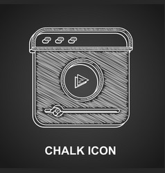 Chalk Live Streaming Online Videogame Play Icon