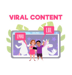 Viral Entertaining Content For Kids Banner Flat