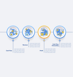 Cash Flow Layout With Simple Linear Icon Concept