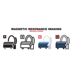 Magnetic Resonance Imaging Icon Set