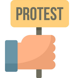 Protest Teen Icon Flat Isolated