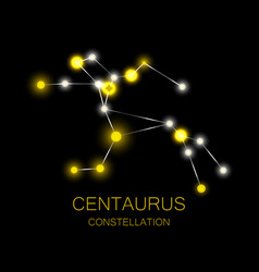 Centaurus Constellation Bright Yellow Stars