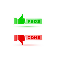 Pros And Cons Icon In Modern Style