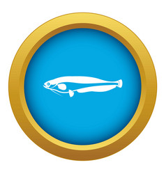 Atlantic Mackerel Scomber Scombrus Icon Blue