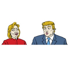 Presidential Candidates Debate Trump Hillary