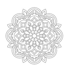 Whimsical Waves Adult Mandala Coloring Book Page