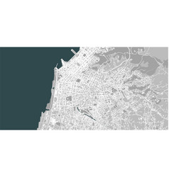 Map City Patras Greece