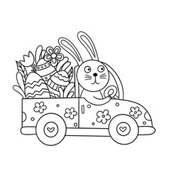 Easter Coloring With A Bunny Who