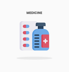 Medicine Icon Flat