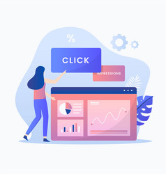 Click Through Rate Concept