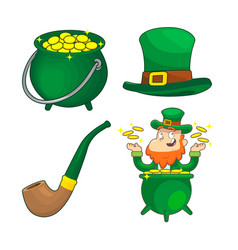 Set Saint Patrick Day Cartoon