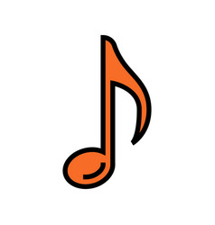 Music Notes Retro Color Icon