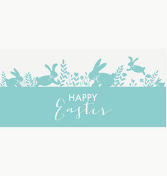 Easter Bunnies Border Design