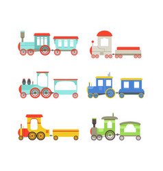 Toy Colorful Train Or Locomotive As Rail Transport