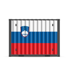 Cargo Container Slovenia Flag