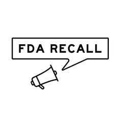 Megaphone Icon With Speech Bubble In Word Fda