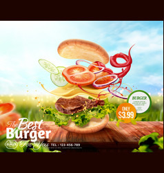 Delicious Hamburger Ads