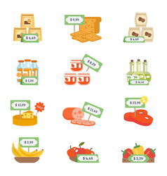 Supermarket Icons Set