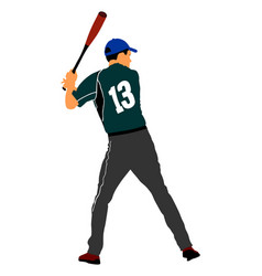 Baseball Player Isolated