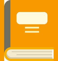 Syllabus Book Icon Flat Isolated