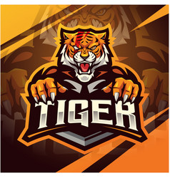 Tiger Esport Mascot Logo Design