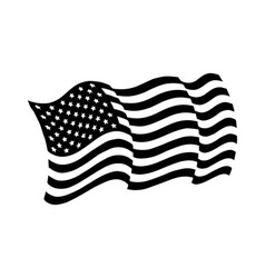 Waving Flag Of Usa Template Image