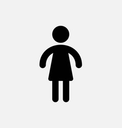 Female Stick Figure Girl Lady Woman Stand Standing