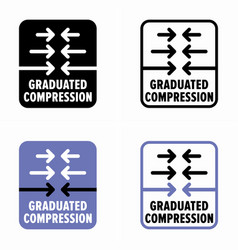 Graduated Compression Information Sign