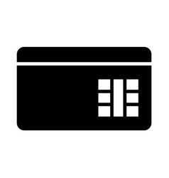 Key Card Glyph Icon For Personal And Commercial