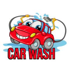 Car Wash Cartoon Symbol