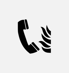 Fire Emergency Phone Icon