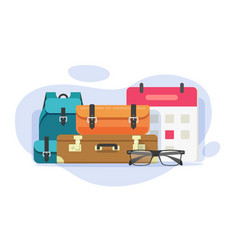 Travel Tour Vacation Calendar Time Concept Icon