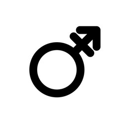 Androgyne Sign Black Icon