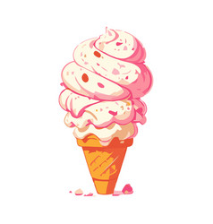 One Pink Ice Cream